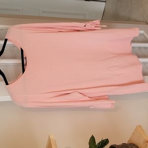 Laura Plus 2X, pink sweater